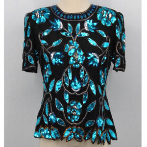 Stenay Sequins and Beaded Blouse